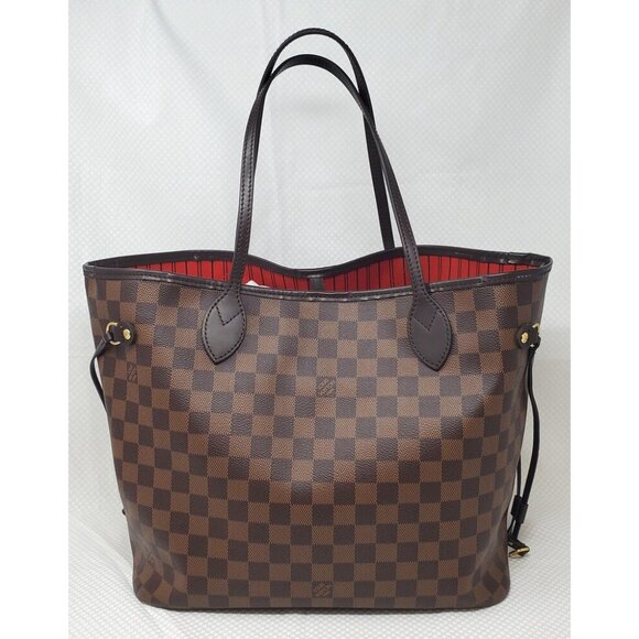 Louis Vuitton Neverfull MM Damier Ebene Bag w/ COA - Picture 3 of 16